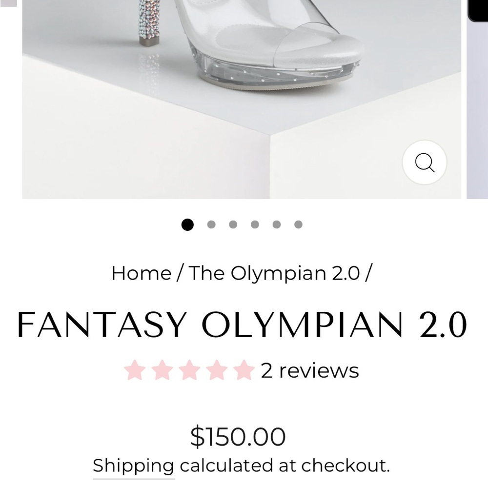 Fantasy Olympian 2.0 Silver Heels